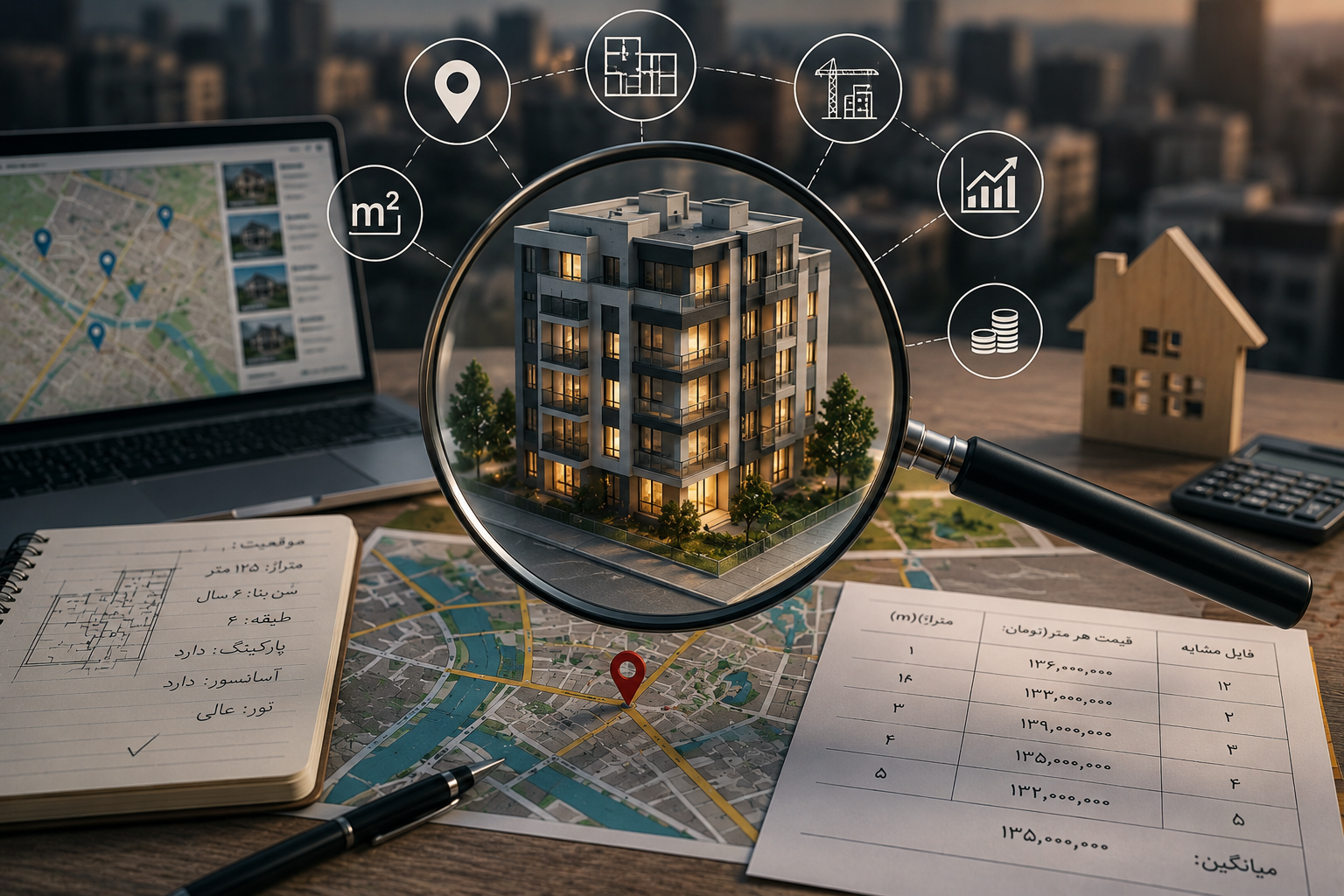 چگونه قیمت واقعی خانه را بفهمیم؟ ۷ روش تخمین قیمت ملک قبل از خرید یا فروش