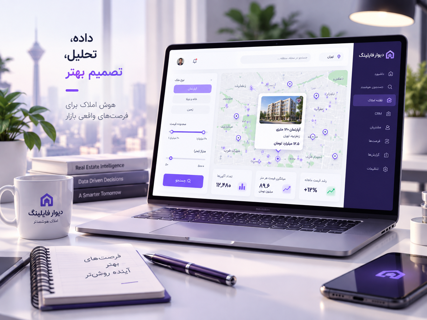 میزکار و ابزارهای فایلینگ دیوار